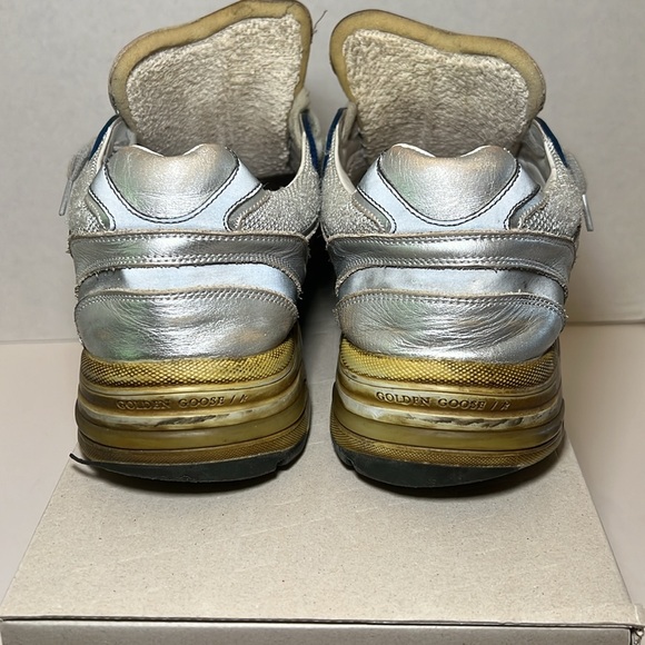 Golden goose men’s running dad, silver white and blue size 45 - Picture 6 of 9